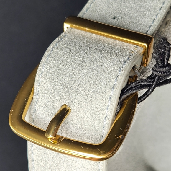 Margot bucket bag women's pastel blue suede Kaye tote shoulder hobo new $158 - Picture 4 of 13